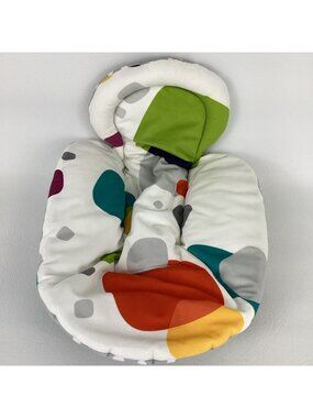 4 Moms Replacement Infant Seat Pad Polka Dots Reversible Newborn Insert Support
